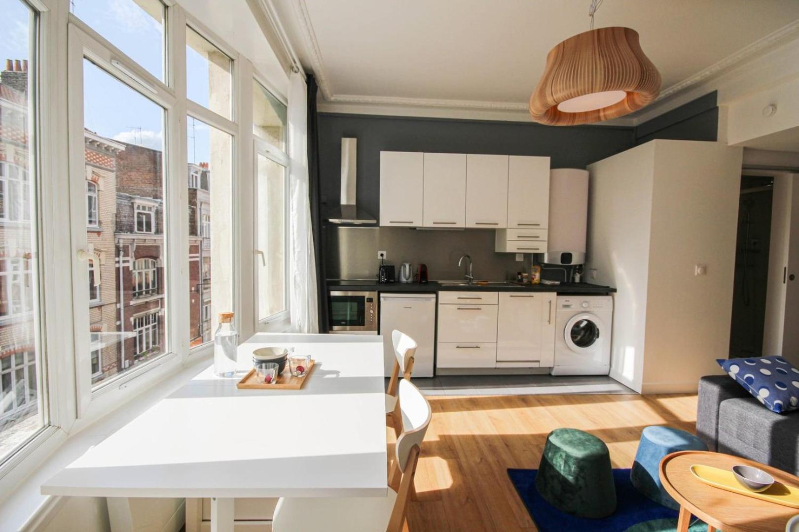 Fully-Equipped Apartment In City Center + Parking Λιλ Εξωτερικό φωτογραφία