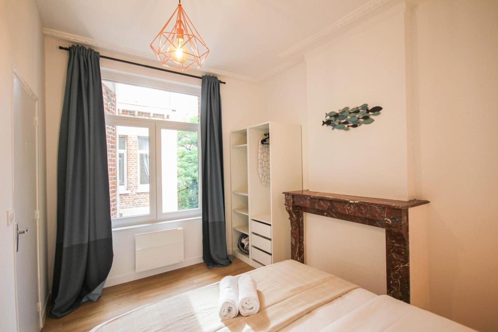 Fully-Equipped Apartment In City Center + Parking Λιλ Εξωτερικό φωτογραφία